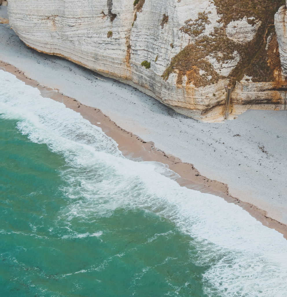 photo d'une plage de Normandie